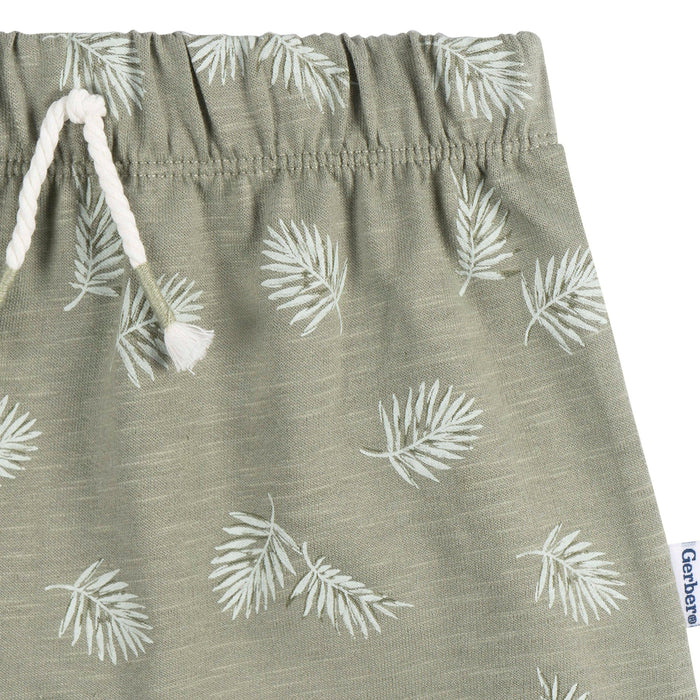 2-Piece Baby Boys Palms T-Shirt and Shorts