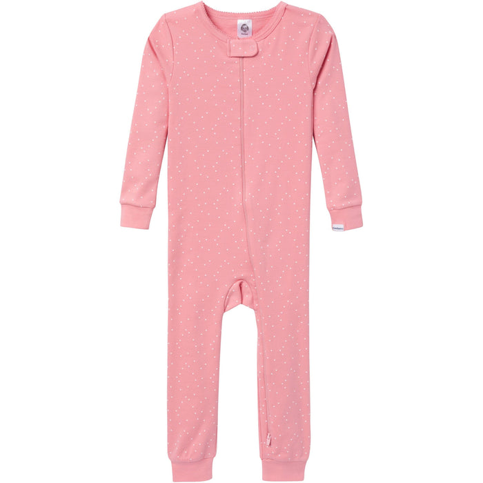 3-Pack Baby & Toddler Girls Ditsy Floral Snug Fit Footless Pajamas