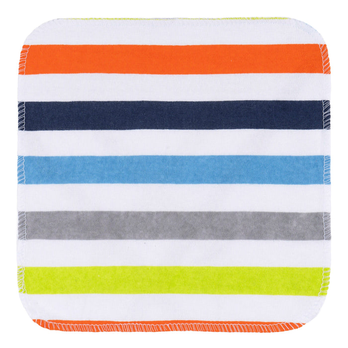 4-Pack Baby Boys Stripe Terry Washcloths Bath Gerber®