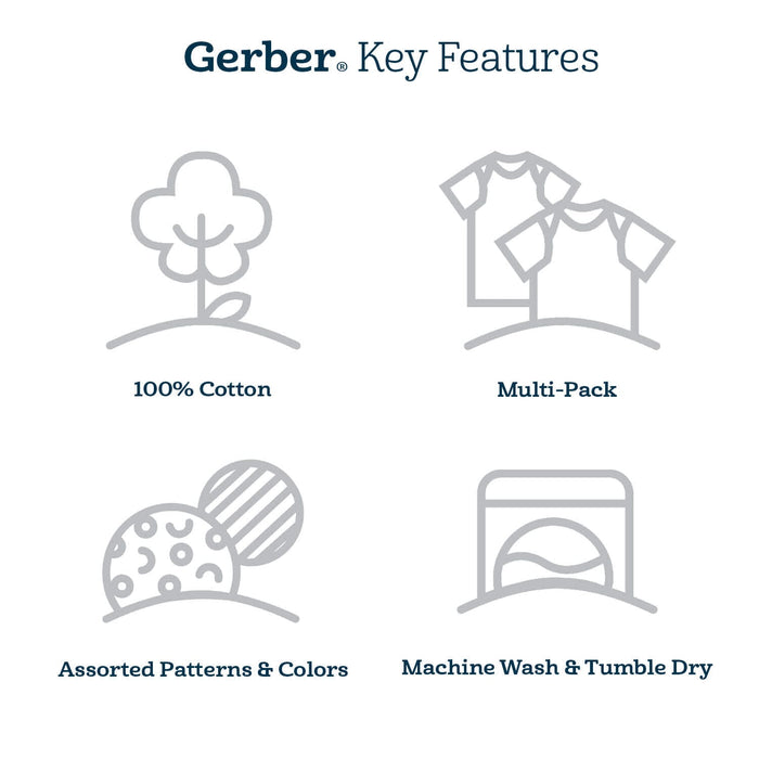 4-Pack Clouds & Elephant Baby Neutral Sleep 'n Plays-Gerber Childrenswear
