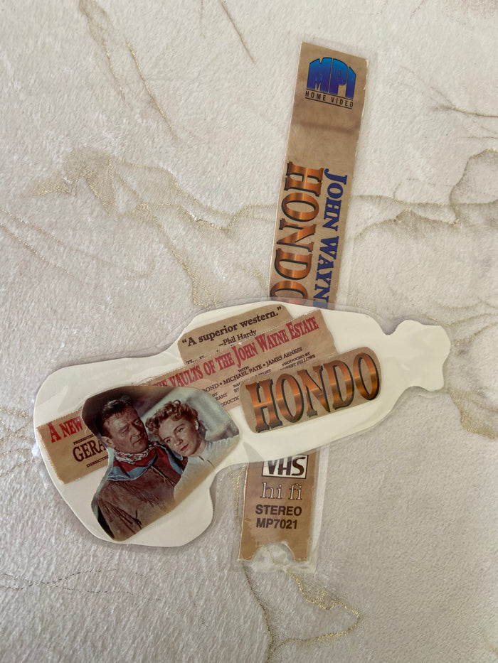 John Wayne Hondo VHS Bookmark Set - Deer Creek Mercantile
