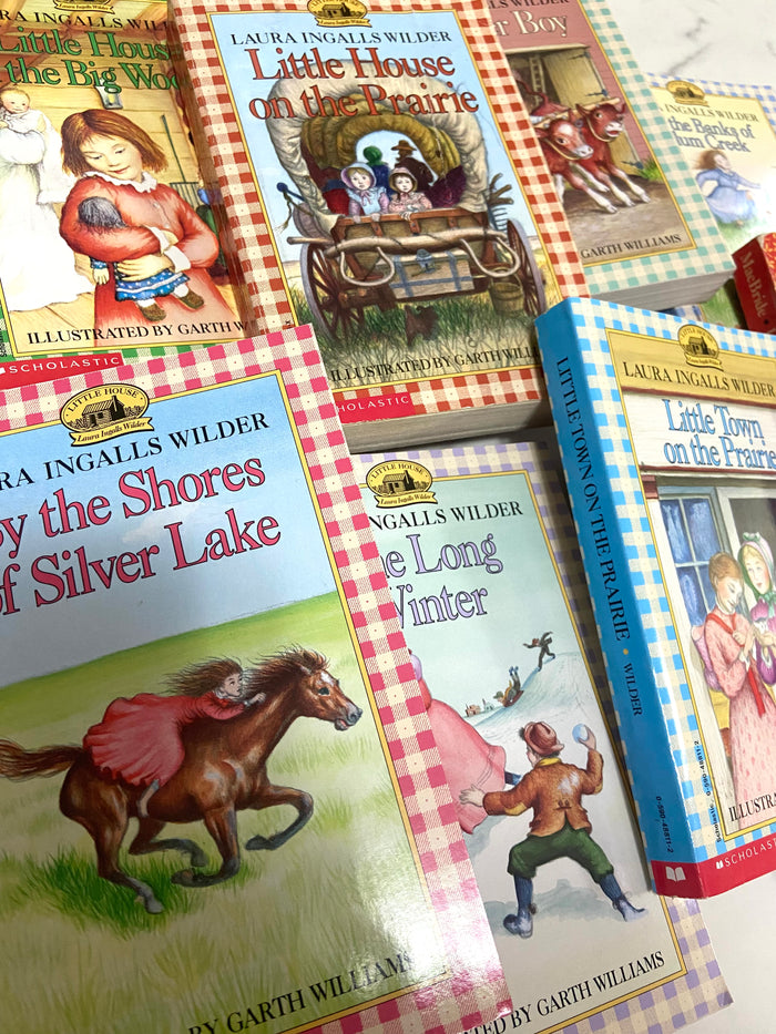 Vintage Little House On The Prairie Laura Ingalls Wilder Book Set, Paperback - Deer Creek Mercantile