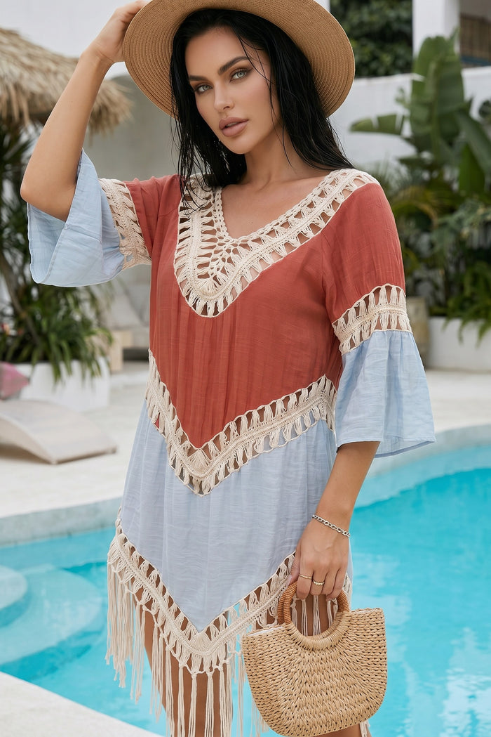 ✨ ALMA SOLAR – La robe bohème qui illumine vos journées d’été