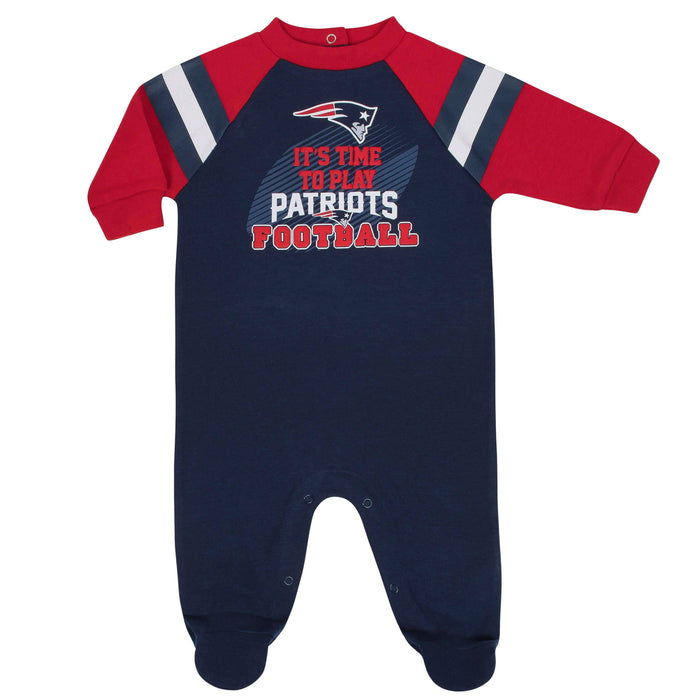 Baby Boys New England Patriots Sleep N Play-Gerber Childrenswear