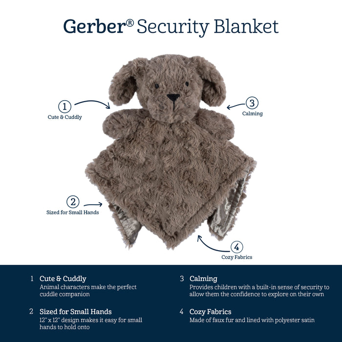 Baby Boys Puppy Security Blanket