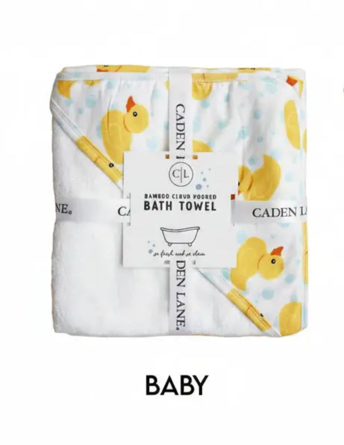 Caden Lane Bamboo Hooded Towel Rubber Ducks