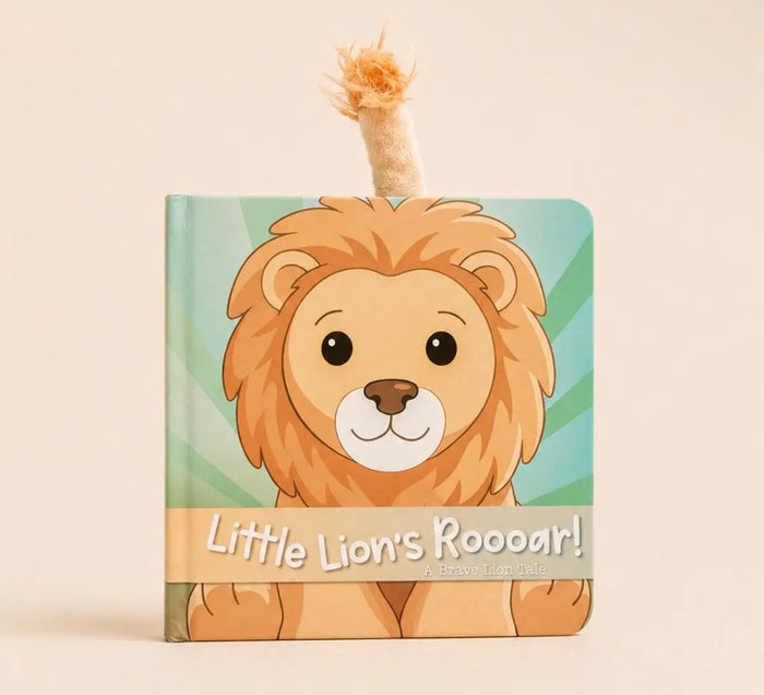 Caden Lane Cuddle Plush Friends Storybook - Rory Lion