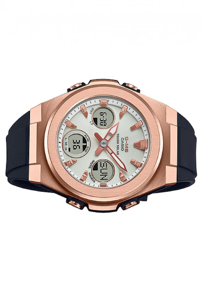 Casio Baby-g MSG-S600G-1A Solar Digital Analog Rubber Strap Watch For Women-Watch Portal Philippines