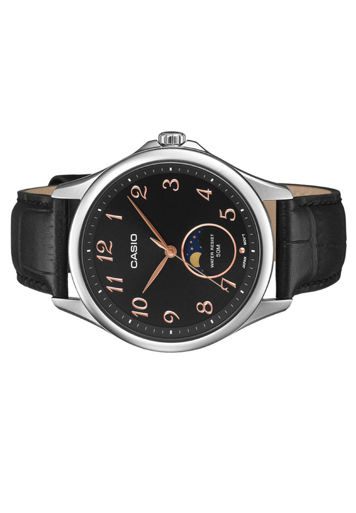 Casio MTP-M110L-1A Analog Leather Strap Watch for Men-Watch Portal Philippines