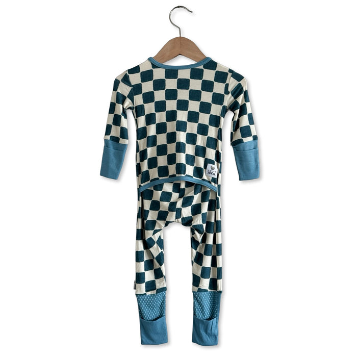 Checker Me Out Day to Night Romper Luxe Edition | Cotton Bamboo Blend