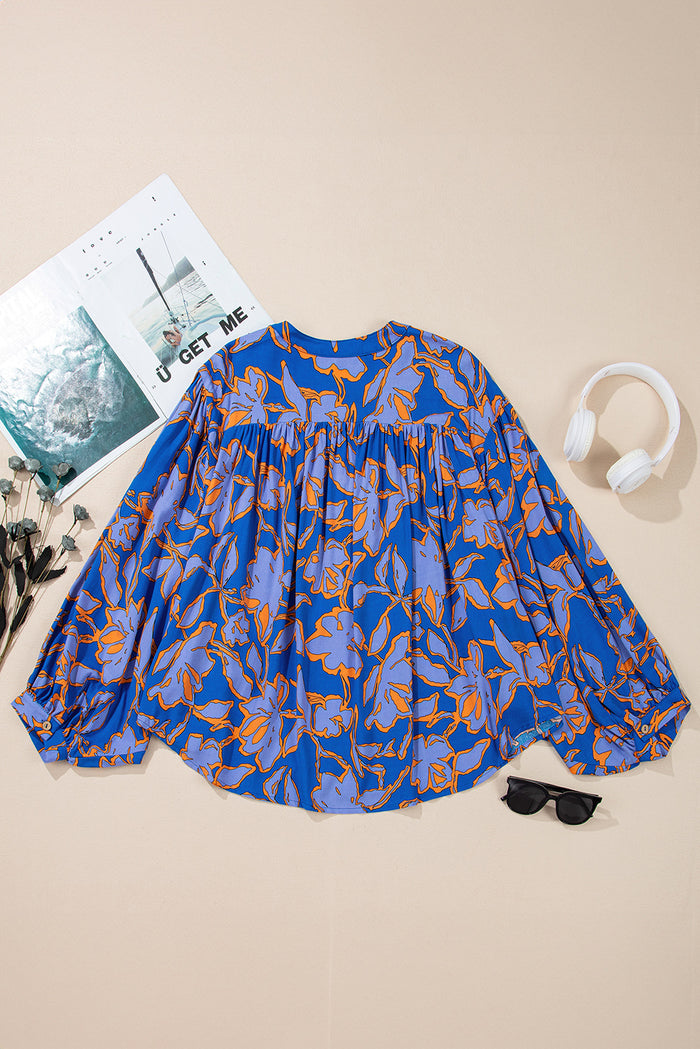 Chemise ample boutonnée à manches chauve-souris *-A WOMAN WE LOVE