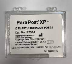 Coltene Parapost XP 25 plastic burn out posts yellow