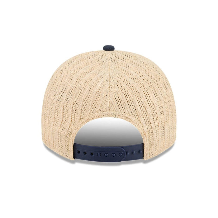 Pictured is this MLB Grained Detroit Tigers 9FIFTY A-Frame Snapback cap in navy. 7