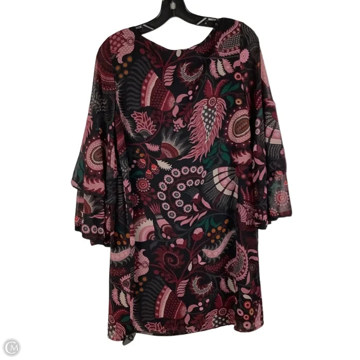 Dress Casual By Loft In Black & Red, Size: S