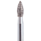 Horico Lion AUFG Gold-Plated Diamond Bur – Flame/Bud Shape – Fine Grit – Size 018 pk of 5