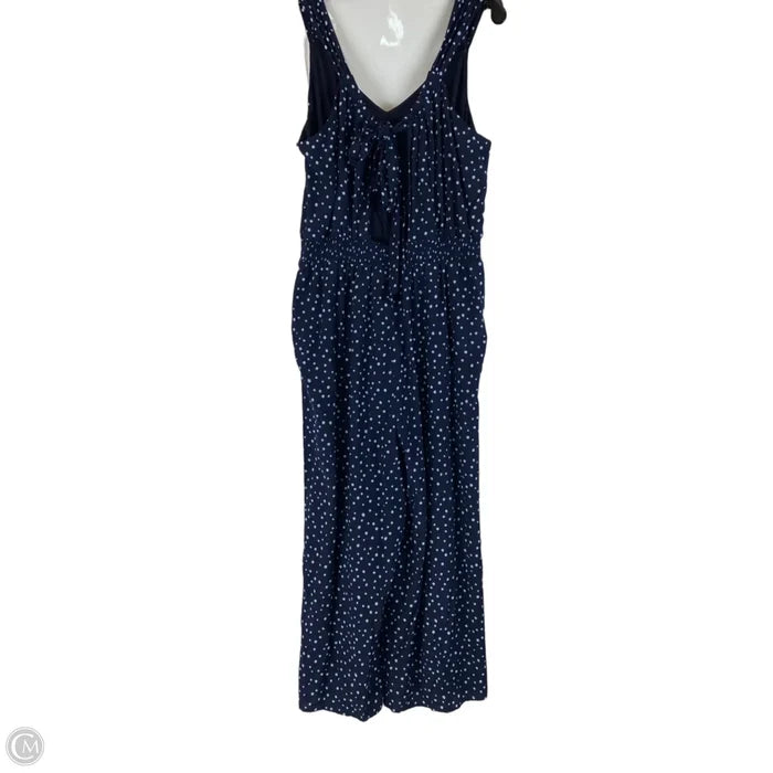 Jumpsuit By Loft In Polkadot Pattern, Size: 8