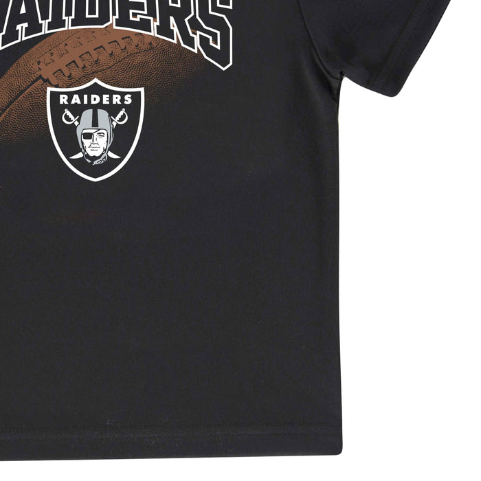Las Vegas Raiders Toddler Boys Tee Shirt-Gerber Childrenswear