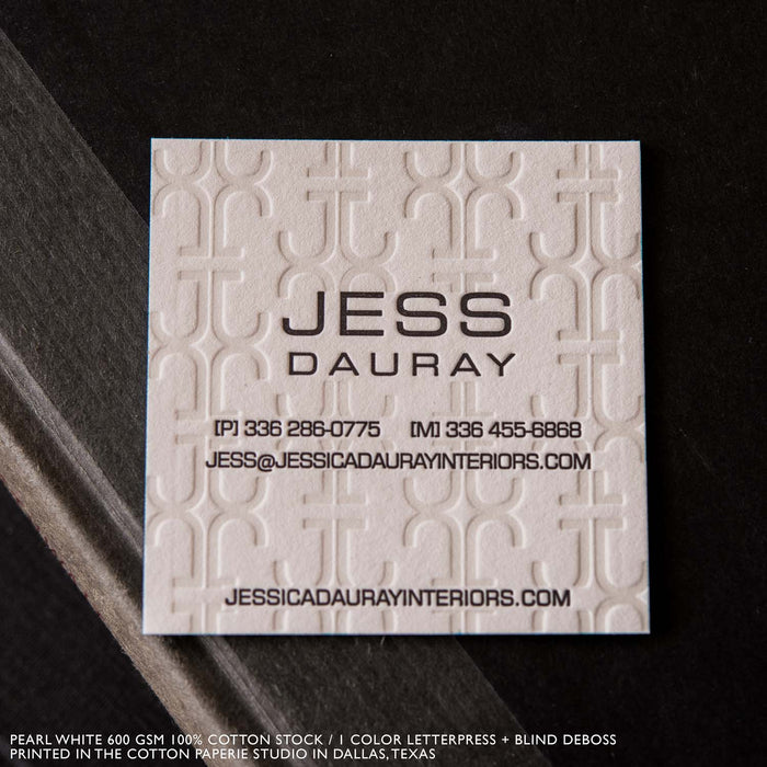 Letterpress Business Cards