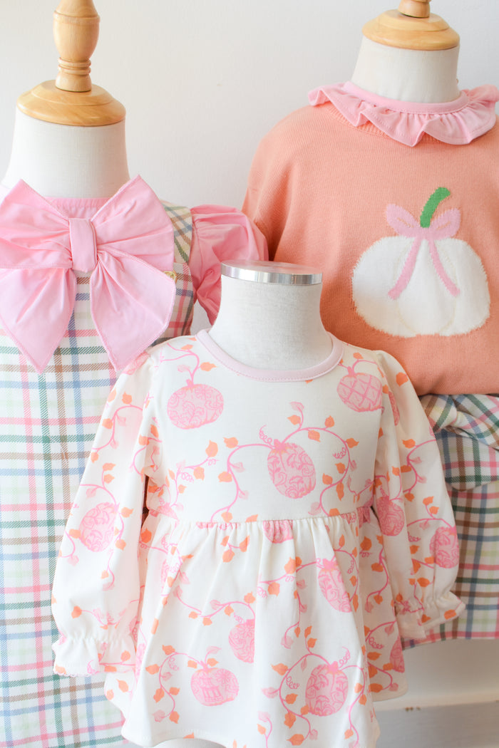 Long Sleeve Daisy Diaper Cover-'Gourd'geous