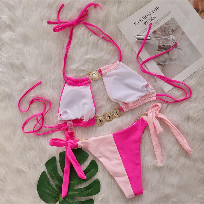 Maillot de bain deux pièces "Bijoux"