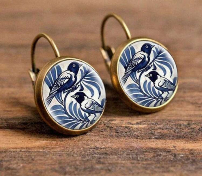 Mystery Birds Earrings