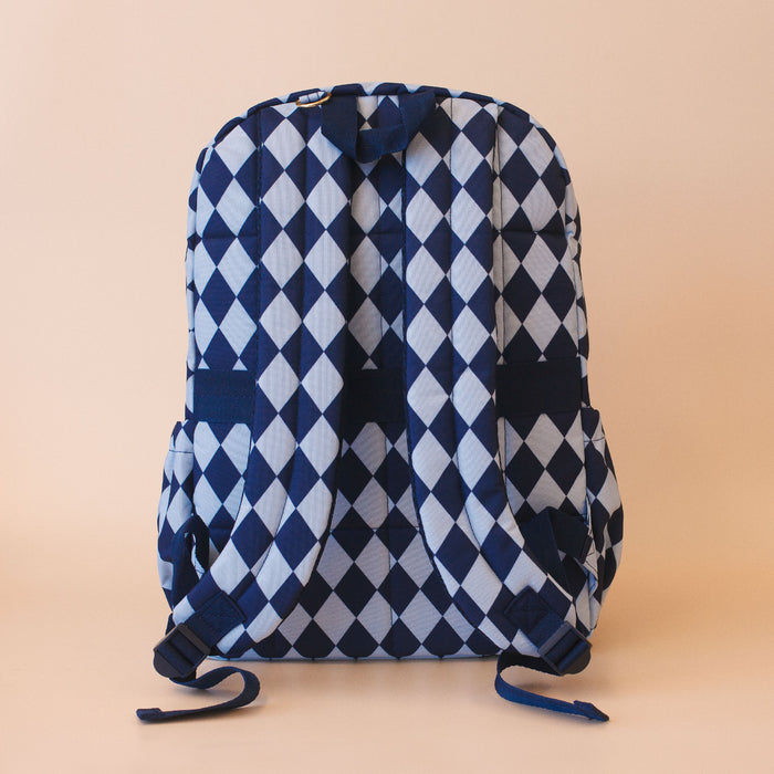 Navy Diamonds Junior Backpack - Medium 20L