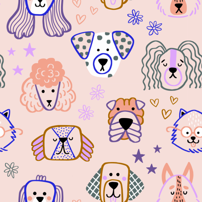 Puppy Parade Bandana Bib