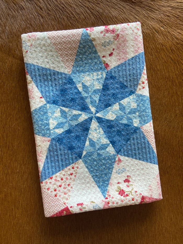 Quilt Print Dish Towel ~ Liberty Star - Deer Creek Mercantile
