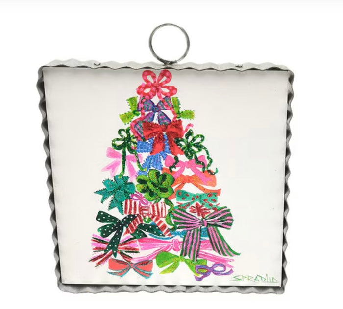 Round Top Mini Art Bow Tree