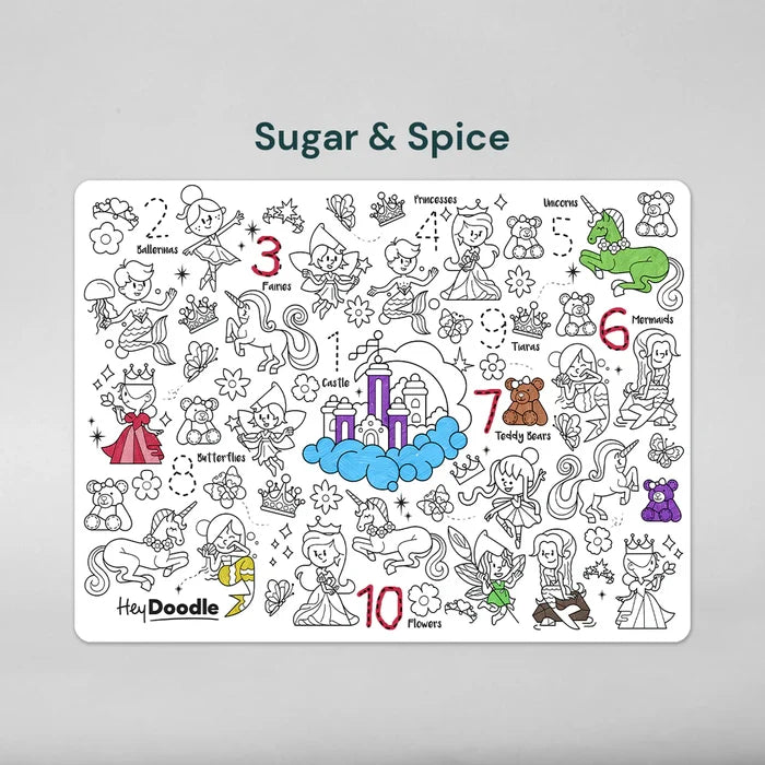 Sugar & Spice Classic Colouring & Doodle Mat ×