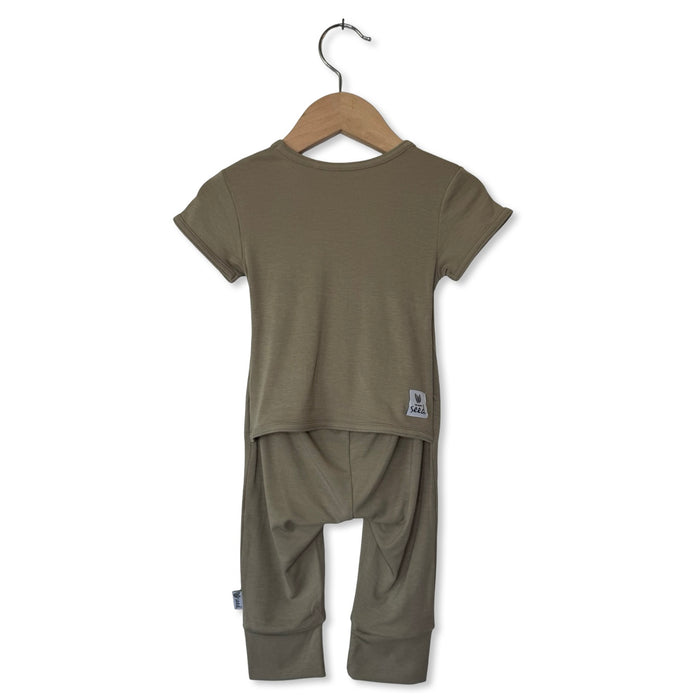 Timber Short Long Romper Luxe Edition | Cotton Bamboo Blend