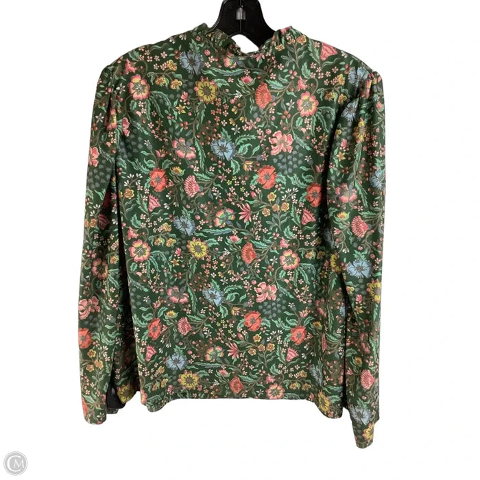 Top Long Sleeve By Cma In Floral Print, Size: L