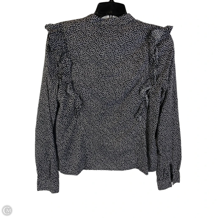 Top Long Sleeve By H&m In Black, Size: 12