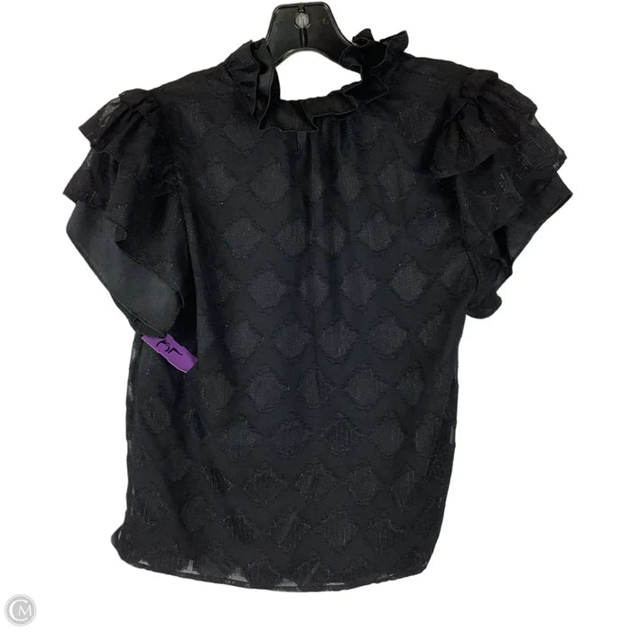 Top Short Sleeve By Thml In Black, Size: Xs