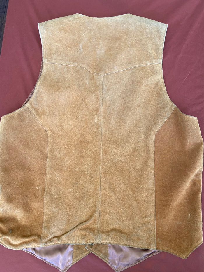 Vintage Men's Western Wear Suede Vest *Size 48L - Deer Creek Mercantile