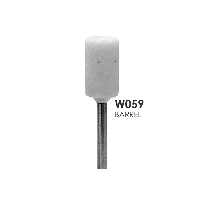 White HP Mounted Grinding Stones