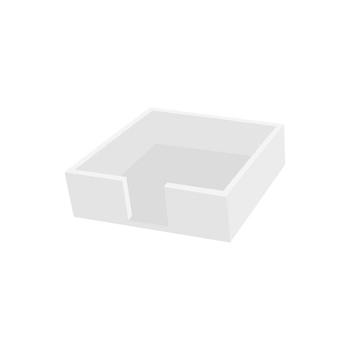 Wooden Luncheon Napkin Holder - White
