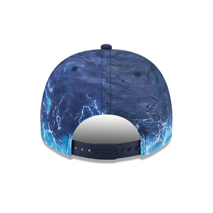 Pictured is this MLB Deep Water New York Yankees 9FIFTY A-Frame Snapback cap in pastel blue. 7