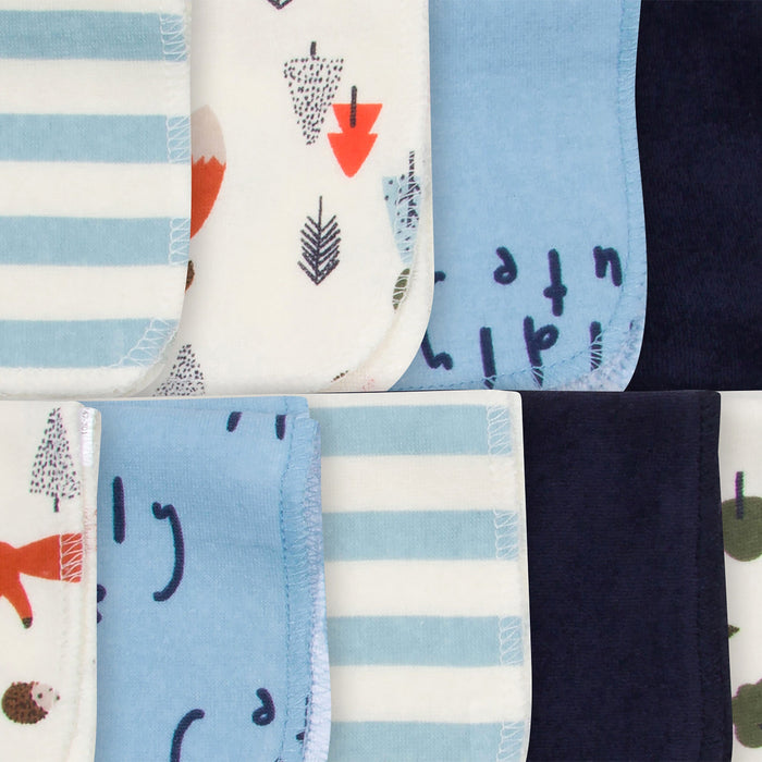 10-Pack Baby Boys Fox Washcloths