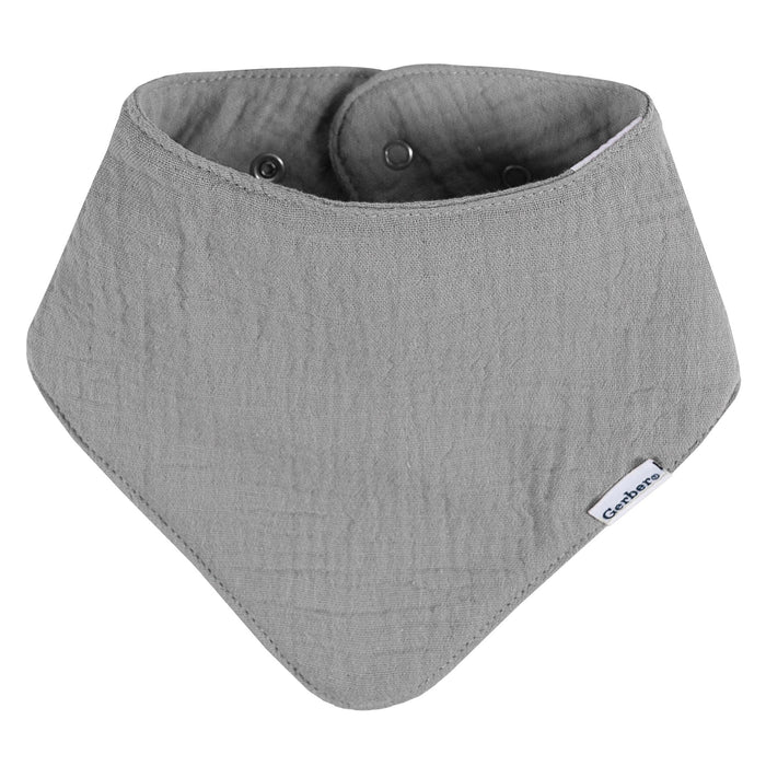 10-Pack Baby Boys Multi Blue Muslin Bandana Bib
