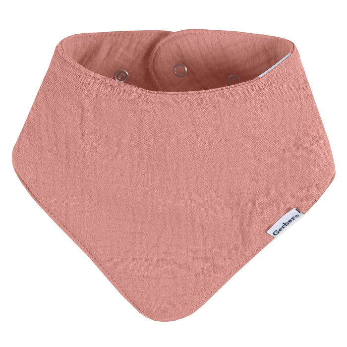 10-Pack Baby Girls Multi Pink Muslin Bandana Bib