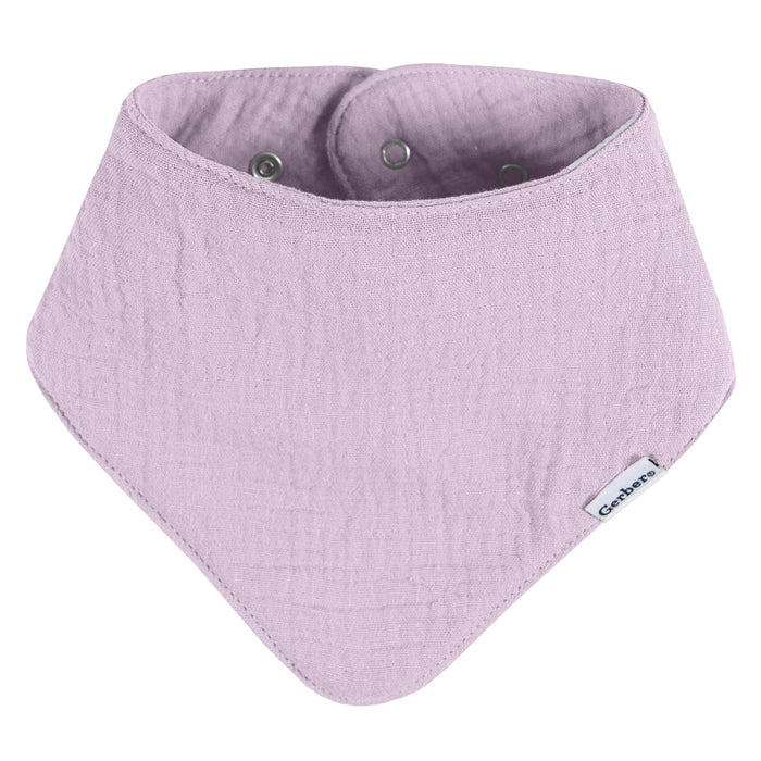 10-Pack Baby Girls Multi Pink Muslin Bandana Bib