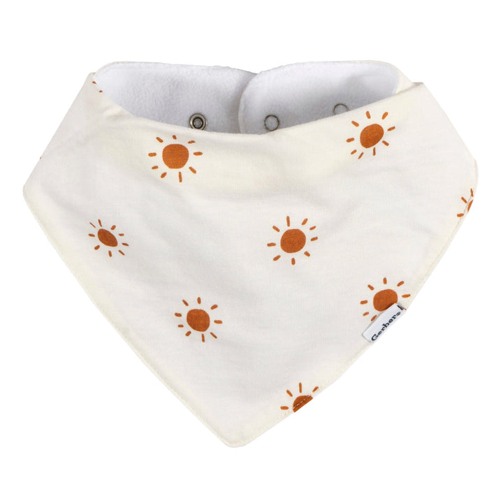10-Pack Baby Neutral Multi Rust Bandana Bib