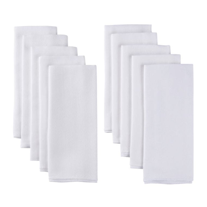 10-Pack Cotton Prefold Birdseye Cloth Diapers with Absorbent Pad-Gerber Childrenswear