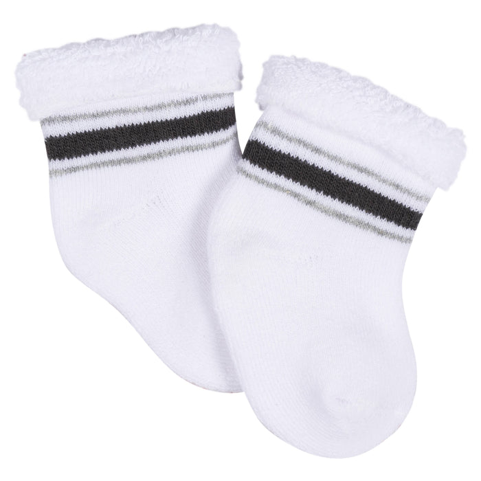 12-Pack Baby Boys Space Terry Wiggle Proof® Socks
