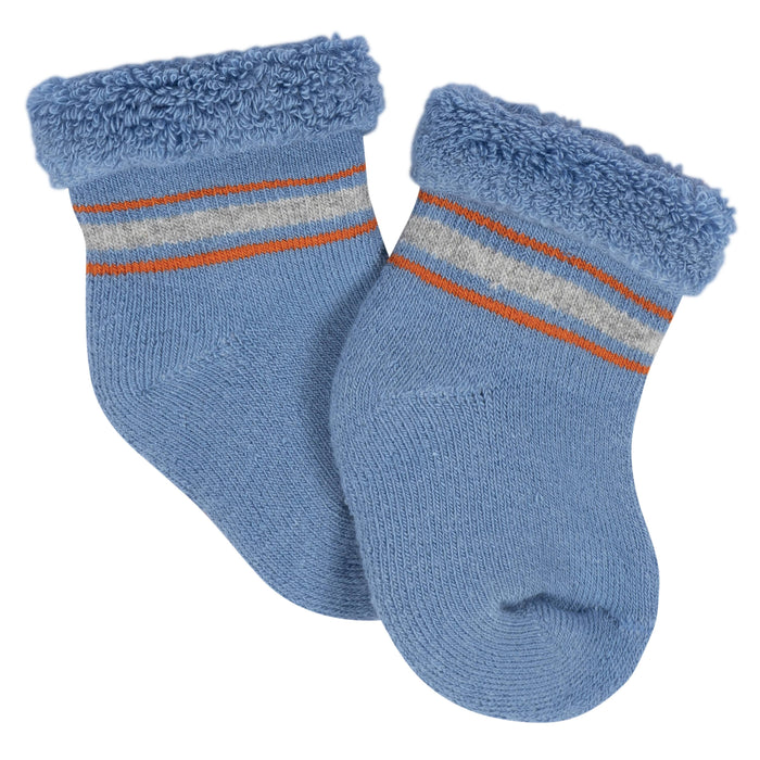 12-Pack Baby Boys Space Terry Wiggle Proof® Socks
