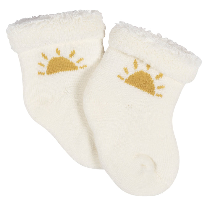 12-Pack Baby Neutral Southwest Terry Wiggle Proof® Socks