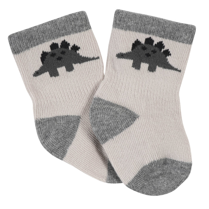 18-Piece Baby Boys Dino Onesies® Bodysuit, Mitten, Cap, & Sock Set-Gerber Childrenswear