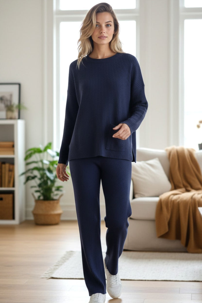 2 couleurs pour l'ensemble Maille Deluxe – Confort Élégant