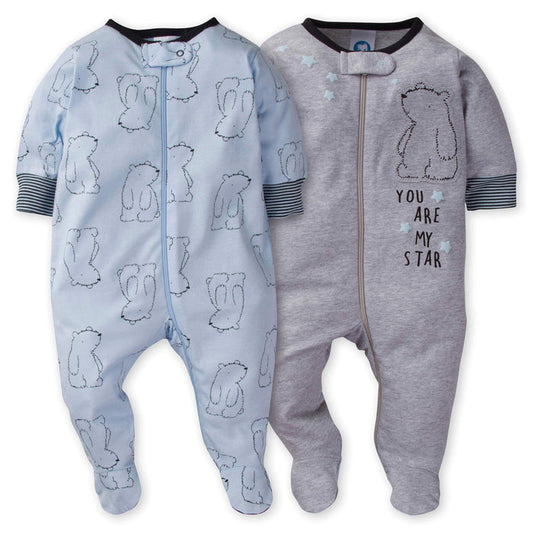 2-Pack Baby Boys Bear Sleep N' Plays